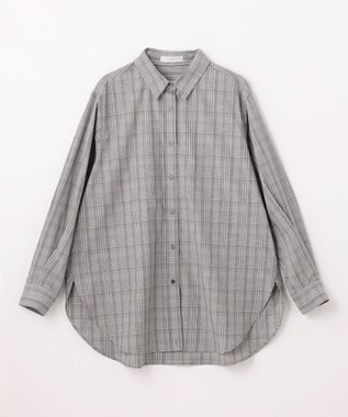 ANY 【UVカット/抗菌防臭/速乾】エニィファンクション　カシュクールシャツ グレンチェック