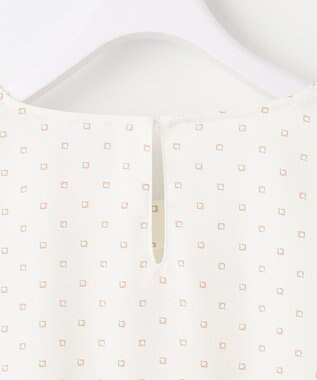 ANY SIS 【洗える】フロントタック ブラウス オフベース