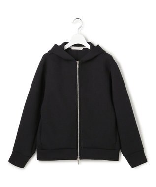 ICB 【WEB限定カラーあり】ソフトダンボール ジップアップ フーディ ブラック