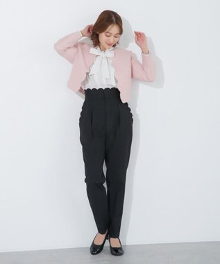 TOCCA PROMISE RIBBON ROSETTE ブラウス アイボリー系