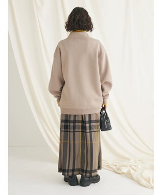 CRAFT STANDARD BOUTIQUE 先染めチェック（大）スカート Khaki