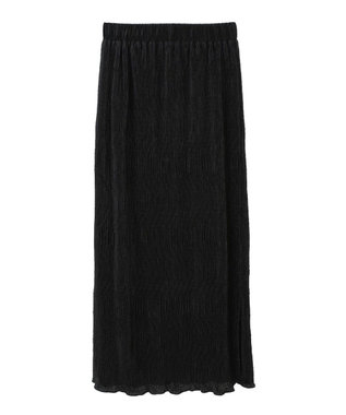 Green Parks ・ＡＮＤＳＥＡＲＣＨ　プリーツ加工Ｉラインスカート Black