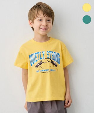 ANY KIDS 【綿100％】昆虫プリント 半袖Tシャツ