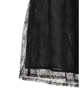 Green Parks ２ｗａｙ　巻きスカート（レース） Black