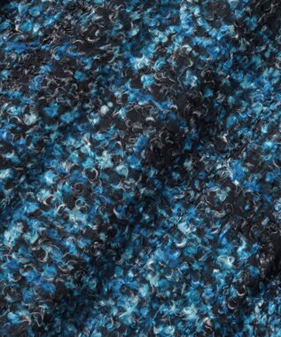 組曲 ギミックチェックツイード ワンピース ネイビー系5