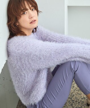 AMERICAN HOLIC シャギーニットプルオーバー Lilac