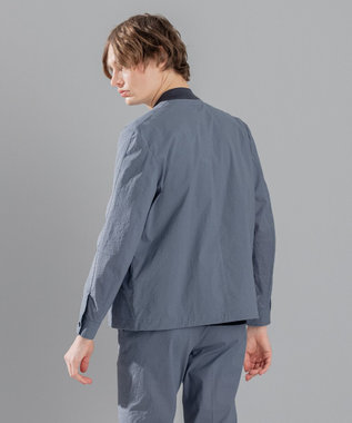 JOSEPH HOMME スーパーストレッチウェザー　ジップアップブルゾン ライトグレー系