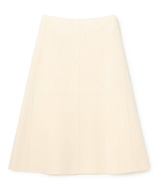 BEIGE， LEMOORE / ウールリバーAラインスカート Bone