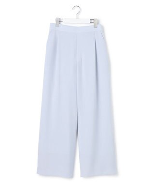 23区 【WEB&一部店舗限定】ストレッチジョーゼット ワイドパンツ スカイブルー系