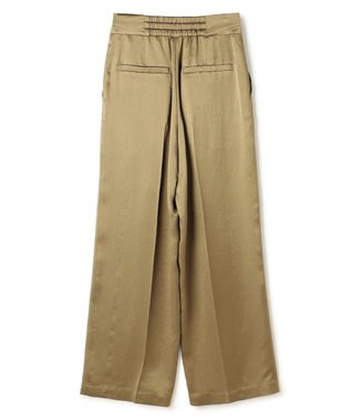 uncrave アセテートヴィンテージサテン ワイドパンツ カーキベージュ