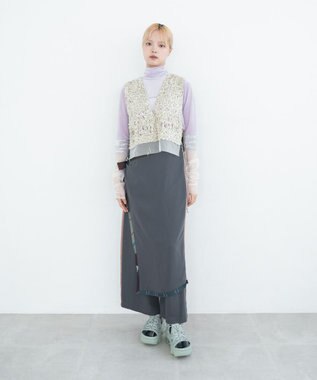 COQ 【刺繍・前後着用可能】TENTACLE ベージュ