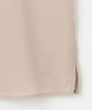 J.PRESS LADIES L 【洗える】テトロンレーヨンマンスローン ブラウス ベージュ系