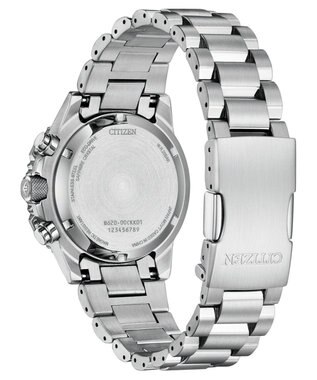 CITIZEN 【40mmケース クロノグラフ】電池交換不要 航空計算尺機能搭載モデル CA4664-60X シルバー