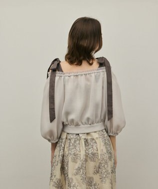 GRACE CONTINENTAL カラミ2wayジャケット ベージュ