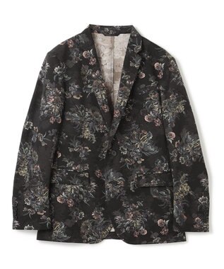 JOSEPH HOMME 【LEON 掲載】クールドッツストレッチトロピカル柄　ジャケット ブラック系5