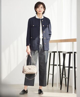 J.PRESS LADIES 【WEB限定】2way パール イヤカフ リング ゴールド系