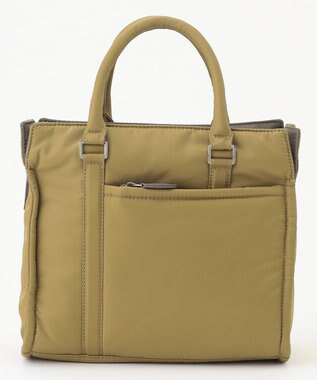 Y'SACCS ツイルナイロン　スクエアトート　Sサイズ スモーキーイエロー