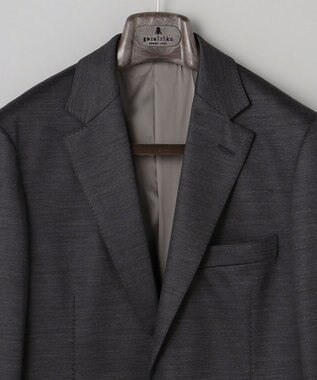 GOTAIRIKU セットアップ対応【洗える/ストレッチ/シワになりにくい】ウォッシャブルジャージー セットアップジャケット_無地（25年モデル） グレー系