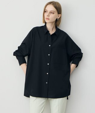 ICB 【3/6-3/22期間限定・受注生産】クリーンブロード シャツカスタマイズ 黒シャツ×ポケット無地×刺繍あり