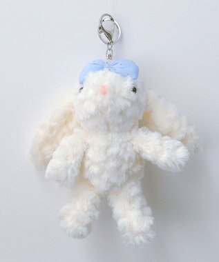 WEGO お姫様うさちゃんぬいぐるみキーホルダー サックス