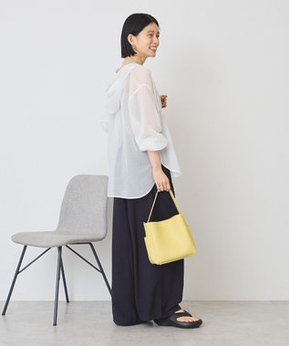 AMERICAN HOLIC シアーフーディーシャツ Off White