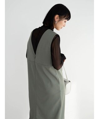 Green Parks ・ＥＬＥＮＣＡＲＥ　ＤＵＥ　ＳＥＴ２点インナー×ジャンスカ Light Khaki