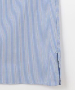 J.PRESS LADIES L 【WEB限定カラーあり・洗える・接触冷感・UVカット・イージーケア】 エステネージュストライプ ワンピース サックスブルー系1