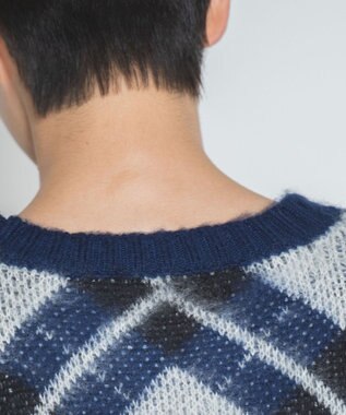 WEGO モヘアライク総柄BIGプルオーバー 柄2