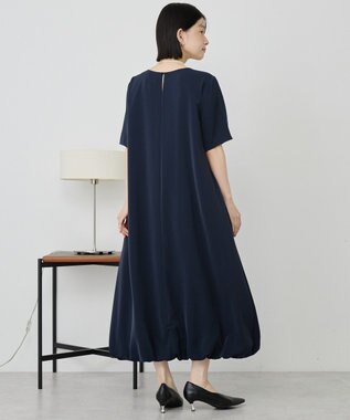 AMERICAN HOLIC 【イージーケア】バルーンワンピース Navy