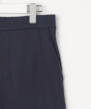 J.PRESS LADIES L 【洗える】 ハリプルライトジャージー パンツ ネイビー系