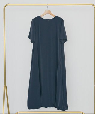 AMERICAN HOLIC 【イージーケア】バルーンワンピース Navy