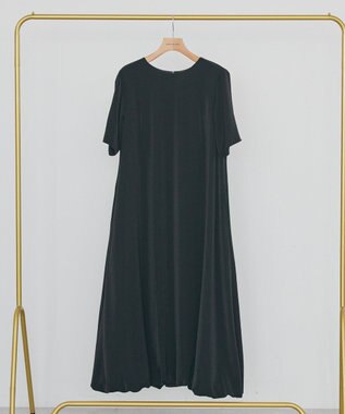 AMERICAN HOLIC 【イージーケア】バルーンワンピース Black