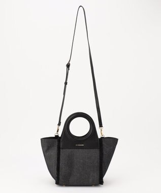 LA BAGAGERIE フリンジデニムバッグ Sサイズ ブラック