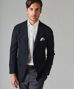 GOTAIRIKU 【御幸毛織】ケープタウンモヘヤ ブレザー ネイビー系