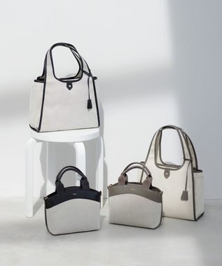 J.PRESS LADIES 【2WAY】キャンバス トートショルダー ブラック系