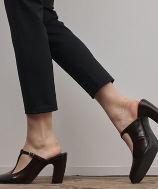 GRACE CONTINENTAL ジャージサブリナパンツ ブラック