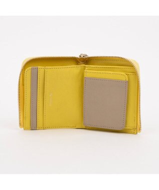 UNBILLION アトランタ ATLANTA / 牛革L字ファスナーミニウォレット イエロー