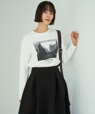 UNFILO コットンスムース グラフィック ロンＴ オフ(街)