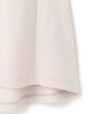 UNFILO L LAYERED FRONT ノースリーブ グレージュ