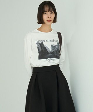 UNFILO コットンスムース グラフィック ロンＴ オフ(街)