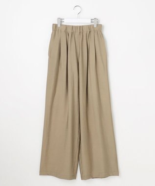 自由区 【セットアップ対応】エアリーツイルワイド パンツ ［新色］ライトベージュ