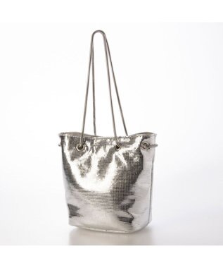 UNBILLION カシュカシュ cachecache / スネークチェーンメタリックミニバッグ シルバー