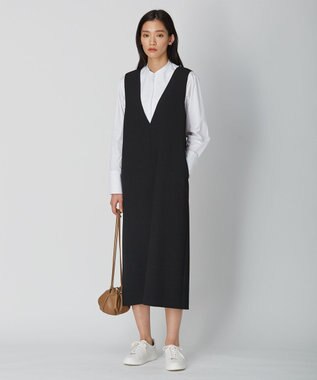 ICB チェーン付きミニ巾着バッグ ベージュ系