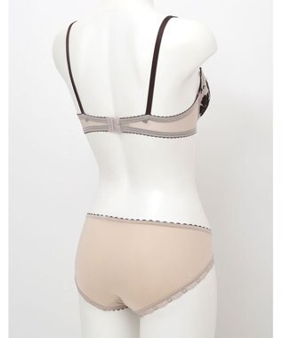 Wing WEB限定　ブラ＆ショーツセット　3/4カップブラ　ウイング／ワコール　CB3710 ブラウン