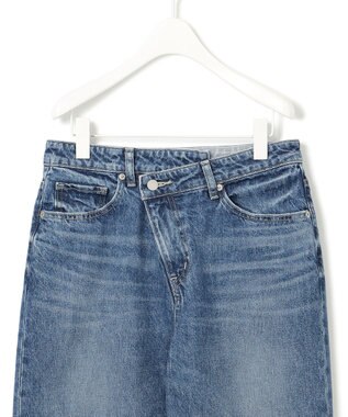 ICB L 【CLASSY.1月号掲載・洗える】ウォーターリサイクルデニム カーブパンツ ブルーデニム系
