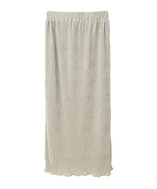 Green Parks ・ＡＮＤＳＥＡＲＣＨ　プリーツ加工Ｉラインスカート Beige