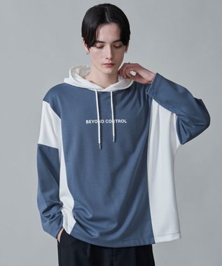 WEGO ドルマンポンチフードT（LS） ブルー