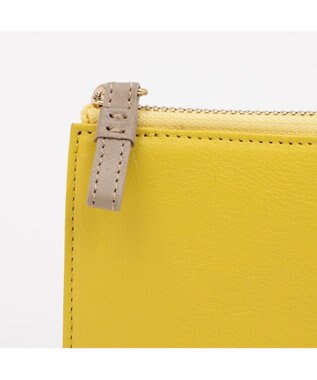 UNBILLION アトランタ ATLANTA / 牛革L字ファスナーミニウォレット イエロー