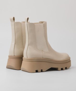 BONTRE 【PRECIEUX JOUET/プレシュウジュエ】ボリュームソールサイドゴアブーツ エクリュ