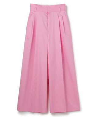 uncrave コットンクロスプレーン ワイドトラウザー